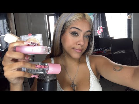 ASMR PROBANDO MAQUILLAJE MELY 