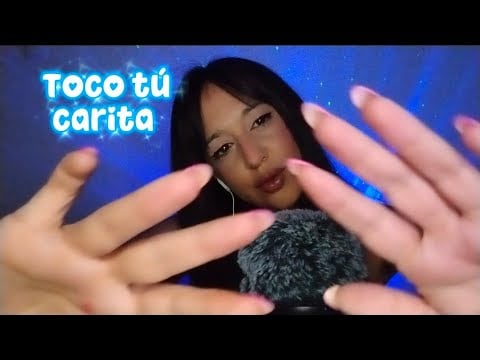 ASMR 💙 Te Toco la Carita con Mucho Cariño | Mouth Sounds Hipnóticos para Dormir Profundamente. 