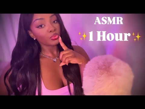ASMR | 1 Hour Soft Kisses & Mouth Sounds For Sleep 🤍 (No Talking)✨