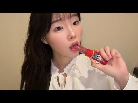 🍭 푸쉬팝 ASMR | Push Pop Candy Eating Sounds, Sticky & Sweet Lollipop Mukbang, No Talking