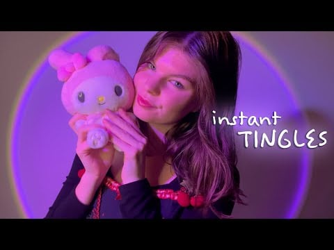 sleepy background ASMR triggers | tapping, scratching & mic brushing ✨