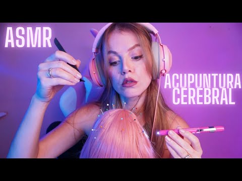 ASMR ACUPUNTURA CEREBRAL para el estrés y ansiedad