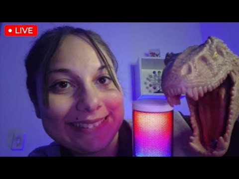 ASMR | 1h de live 🦖 sons de boca e gatilhos relaxantes 🫶🏻