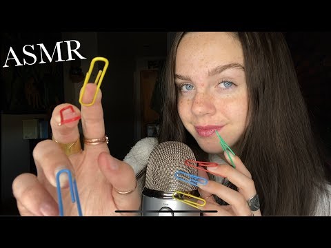 ASMR Tapping with Paper Clip Nails