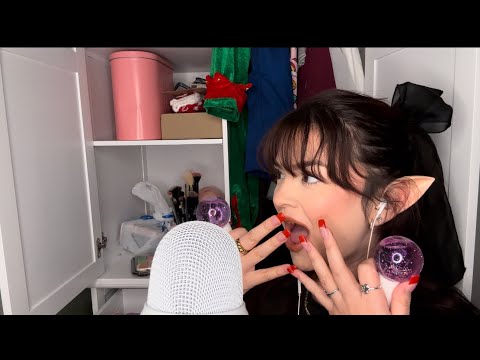 ASMR using my sisters Props! @AlexandriaAsmr