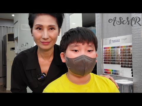 미용실 ASMR  학생 상고 컷트    student appeal cut/Korean hair salon