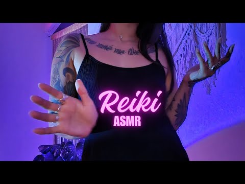 Reiki ASMR l finger fluttering l hand movements l hypnotic l no talking