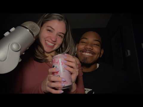 asmr trying to give my boyfriend tingles but it’s genuinely so chaotic