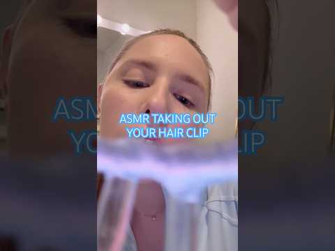 ASMR POV: your clip is stuck #asmrsounds #asmrvideos #asmrcommunity #asmrroleplay #asmrhairplay