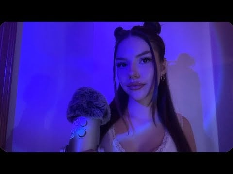 ASMR fluffy mic scratching 