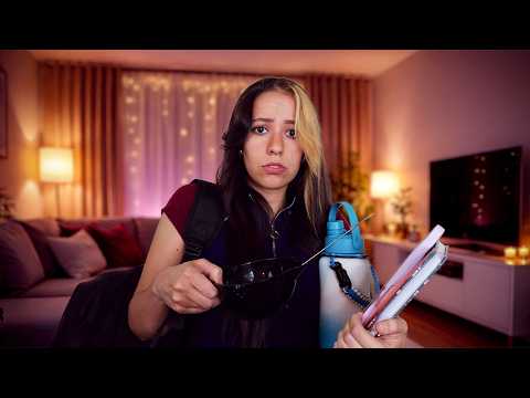 ASMR Mean Girl is Your Personal Assistant | Hair Mask, Skin Care & Writing (Layered Sounds)