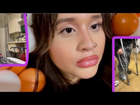 ASMR At A Trampoline Park (ended with me being rushed to the ER)