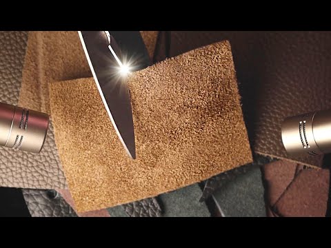 ASMR💼 Best Leather Cutting Sound for Sleep😴 가죽 자르는 소리! 가죽냄새까지 느껴진다..