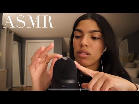 ASMR tape sounds on the mic + mic gripping