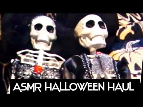 ASMR Halloween Haul        Spooky Tingles