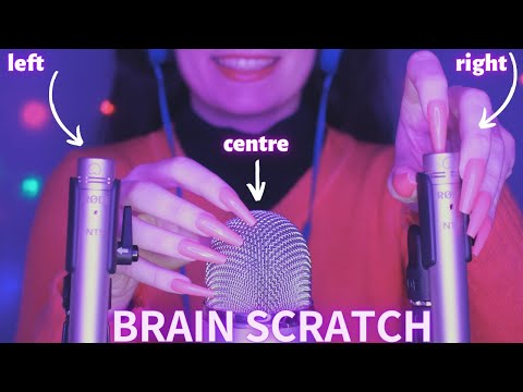 Asmr Mic Scratching - Brain Scratching | Hypnotic Asmr No Talking for Sleep with Long Nails