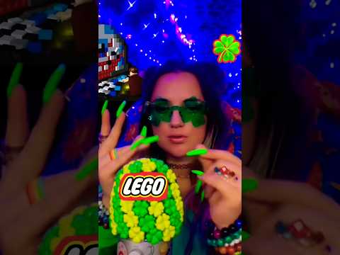 St. Patty’s ASMR sounds with a special guest! 🍀 Did you ever play any of the Lego games? 👀 #asmr