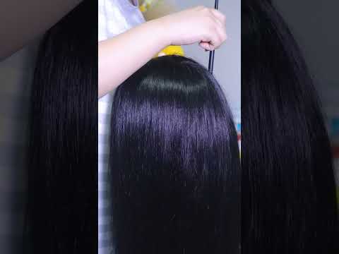 scalp check and hair brushing asmr to sleep and attention