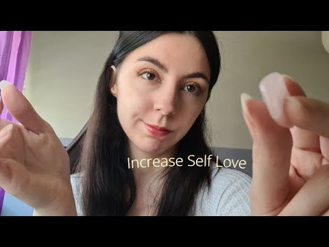 ASMR Reiki for Self Love ｜soft spoken, cord cutting, plucking, Crystal healing