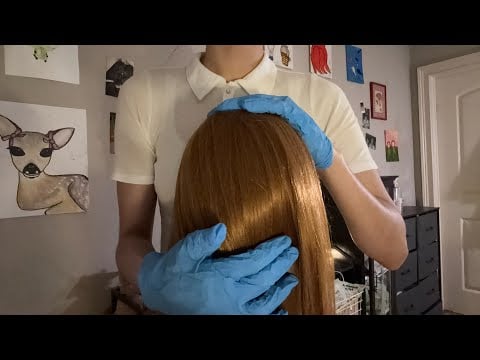 Lice Check School Nurse 👩‍⚕️ ASMR