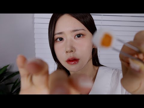 ASMR.sub 보건실에서 좀 자고 갈래? | 학교 보건실 상처 치료 상황극 | School infirmary treatment role-play