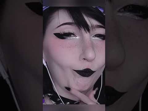 why do I do what chat says?? 😭 || #asmr #asmrshorts #altgirl #gothgirl #funnyclip #funnyasmr