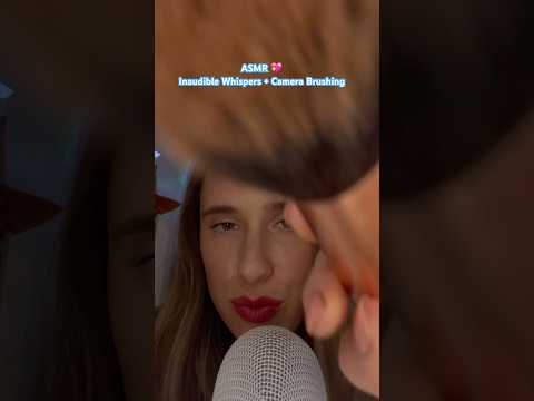 One of my favorite triggers #asmr #brushsounds #makeup #visualtingle #inaudiblewhispering #tingles