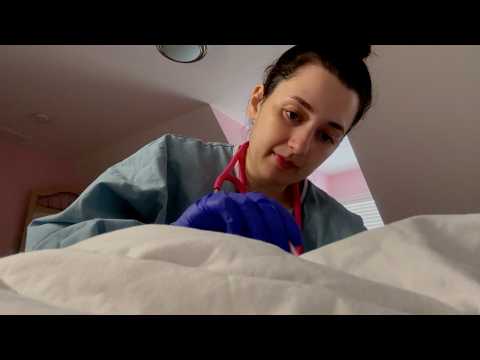 ASMR| STI Testing-Partner Exposure (vaginal swab, medical role-play)
