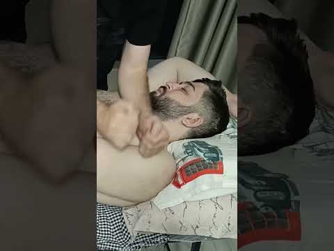 AMAZING SLEEP CHEST MASSAGE #massage #triggersforsleep #relax #shortvideo #easyturkish