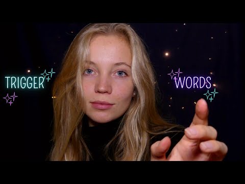 ASMR I Tingly Trigger Words for Sleep I ENGLISH ASMR (close-whispering, gentle breathing...)