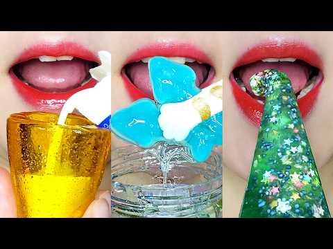 ASMR Chewy & Sour & Frozen & Honey Jelly Mukbang 🍬 Eating Sounds