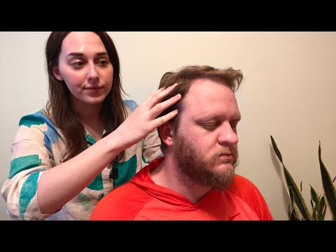 Classic ASMR Head Massage ✨ Head Scratching, Hair Pulling, Ear Massage [Real Person ASMR]