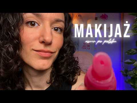 NAPRAWDĘ robię ci makijaż 💖🌟| ASMR po polsku (szept, dotykanie kamery)