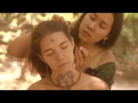 [ASMR] Scalp Check, Ear Acupressure & Feather Massage for @Soul_flowvibe (Real Person)