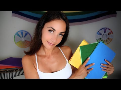 Analisi del colore su di me (aiutami!) | ASMR ITA | Color Analysis Roleplay 🌈