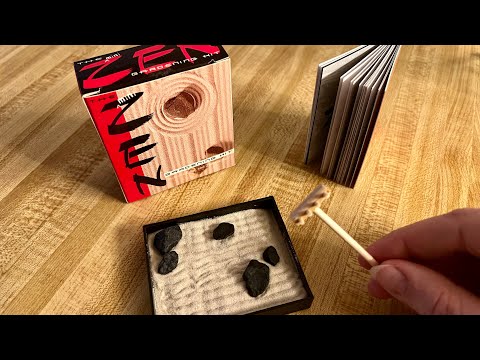 ASMR - open up my new tiny relaxing zen garden  with me | whispered/whisper