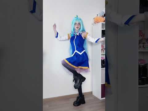 Cosplay transformation 💙 #animecosplay #cosplay #cosplayer #anime #cosplaygirl #aquakonosuba