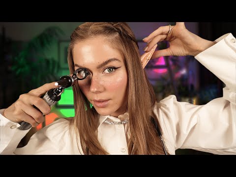 ASMR Diamond Measures & Cleans Your Ears.  Elf Style Ear Exam