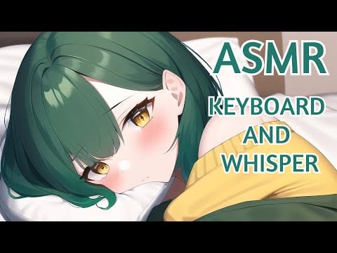[ASMR] Relaxing Tap Tap on Keyboard And Close Whisper Ear to Ear