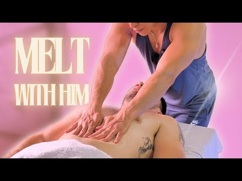 Melting on The Table | Relaxing Chest, Neck and Head Massage