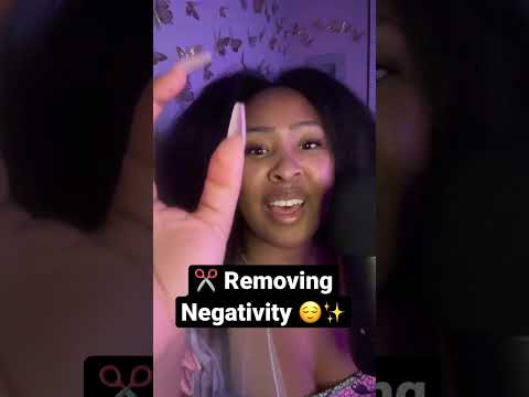 ✂️ Removing Negativity 😌✨ #asmrforsleep #asmrreiki #asmrsleep #asmr #reikiasmr #love #attraction