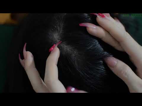 ASMR Scalp Scratching No Talking, Scalp Massage Sounds For Relaxation, Relieve Stress, Anxiety