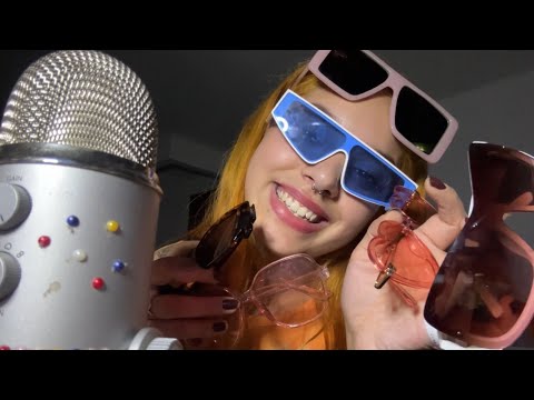 ASMR MI COLECCIÓN DE LENTES DE SOL| TAPPING Y MÁS| SOFIWI