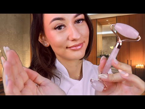 ASMR Spa Treatment Roleplay 🌿 (Facial & Scalp Massage w/ layered sounds)