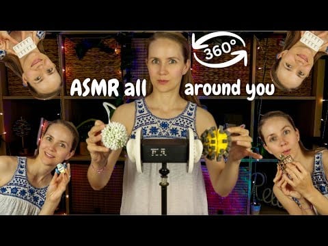 360° Binaural ASMR Sounds | Triggers All Around You