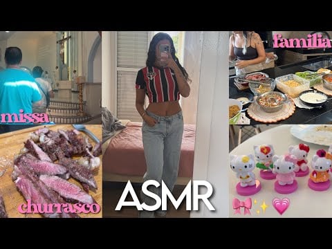 ASMR VLOG: UM FIM DE SEMANA COMIGO ⭐️ páscoa, missa, rotina 