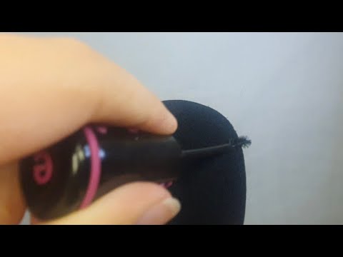 ASMR - Mascara Brush On Foam Mic No Talking