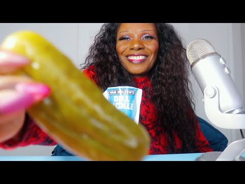 Dill Pickle Eating ASMR Sounds