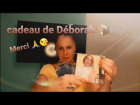 Asmr francais, cadeau d'une de mes abonnées , une amie surtout, merci Deborah 💽💿 😘🙏