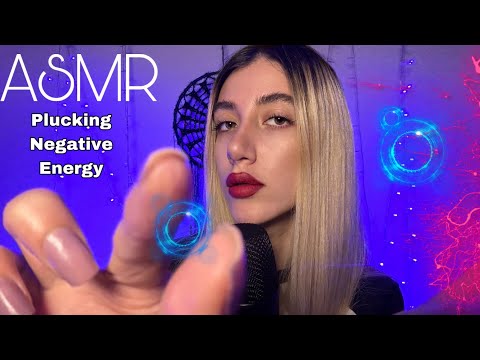ASMR| Removing negative energy Sleep-inducing hand movements, mouth sounds , whispering